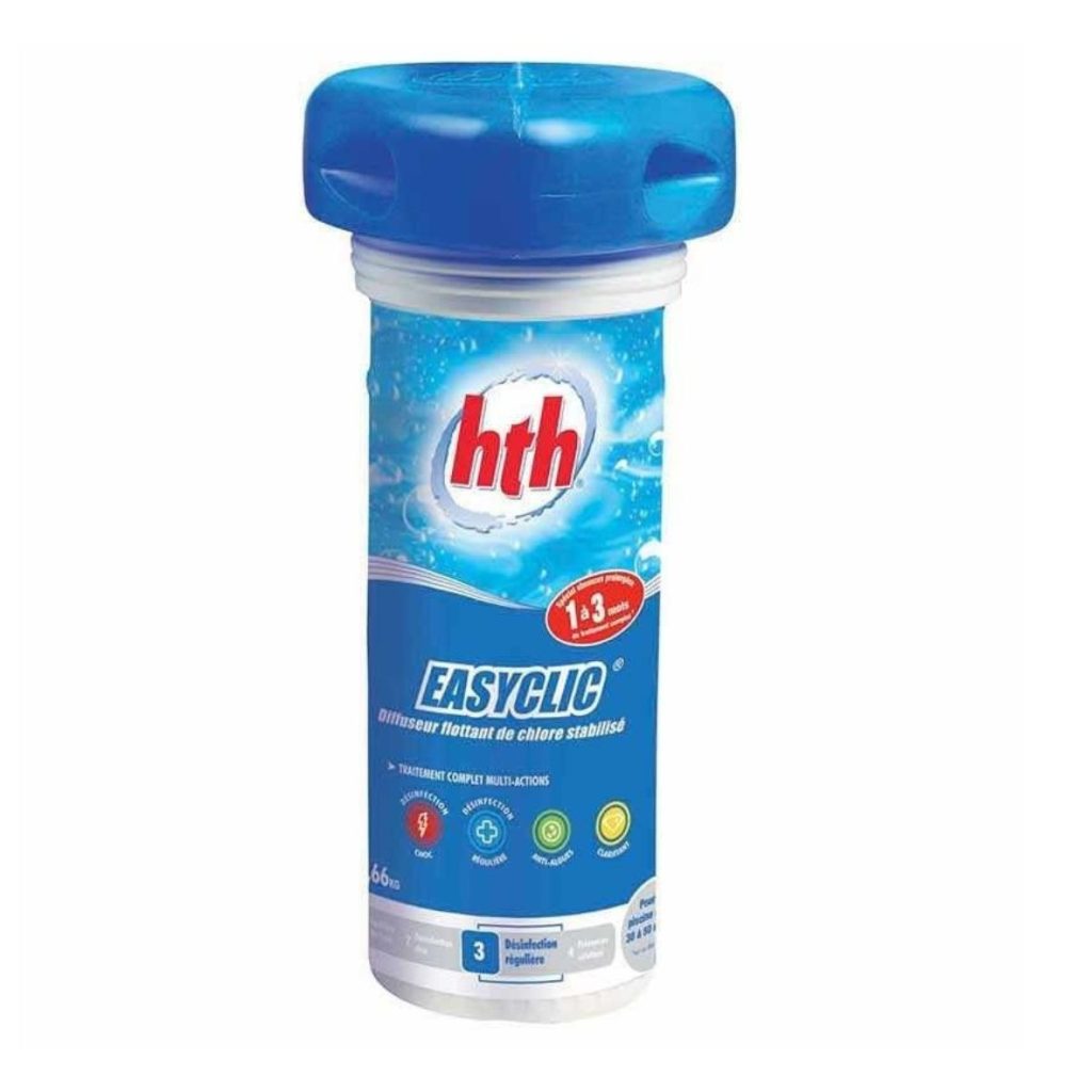 Diffuseur EASYCLIC traitement complet 30-60M³ - HTH