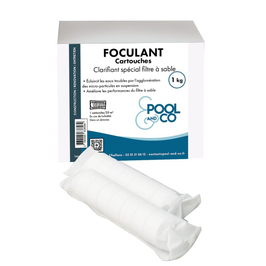 Floculant lot de 8 cartouches 1Kg