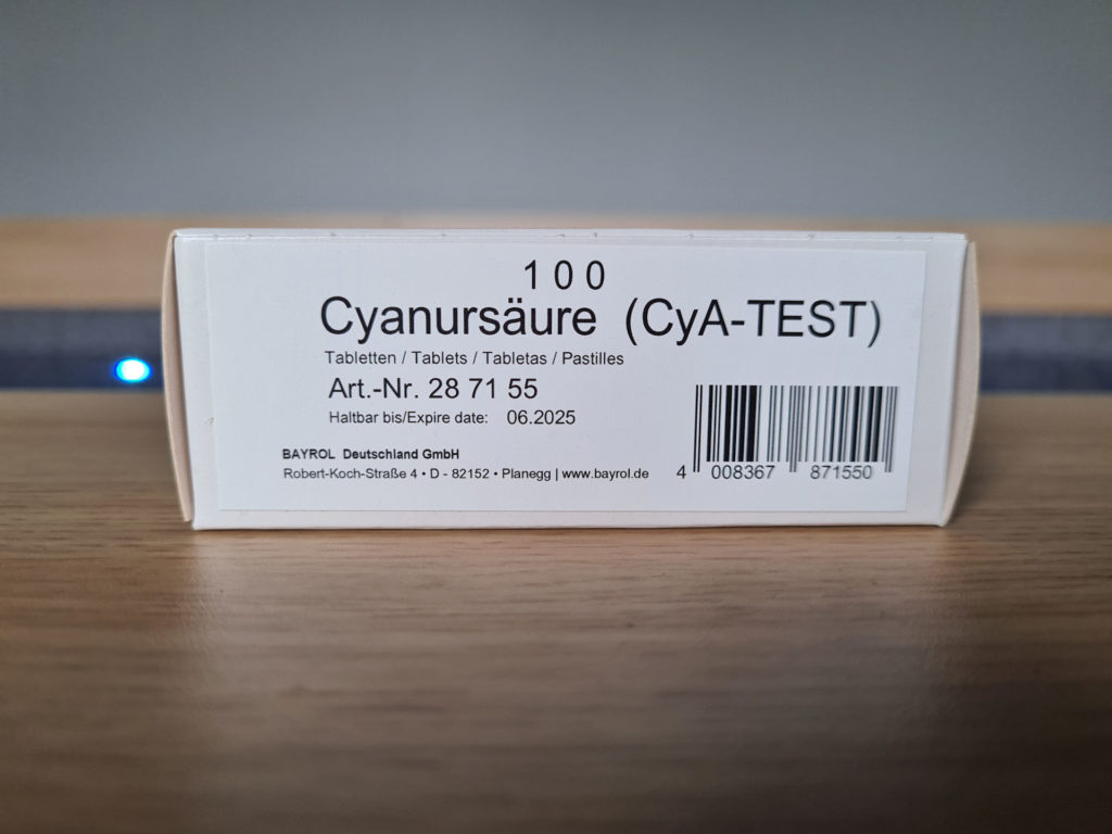 Pillules Acide Cyanurique lente photometer / la boite de 100