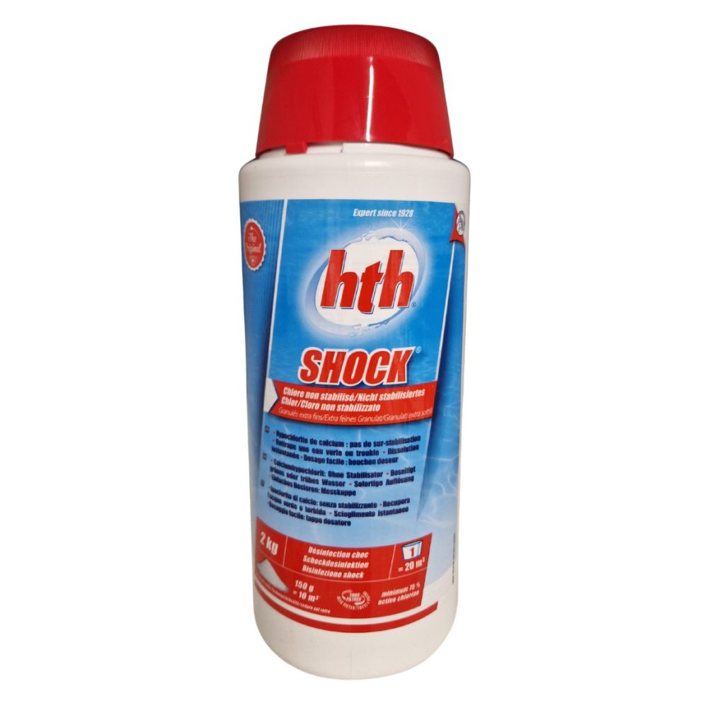 Chlore SHOCK poudre NON Stabilisé 2Kg - HTH