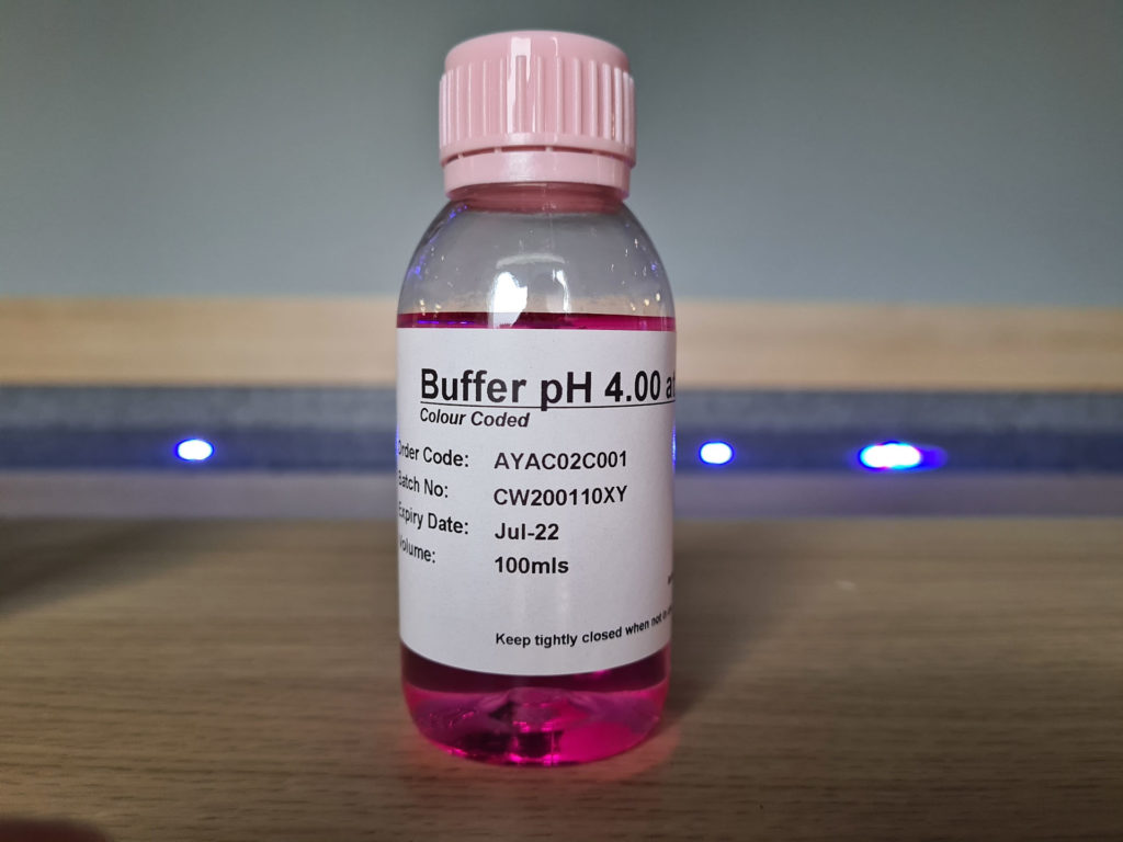 Solution tampon pH 4, 100 ml