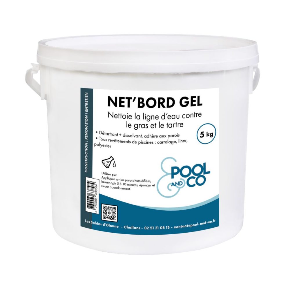 Nettoyant ligne d'eau BORD NET GEL 5L