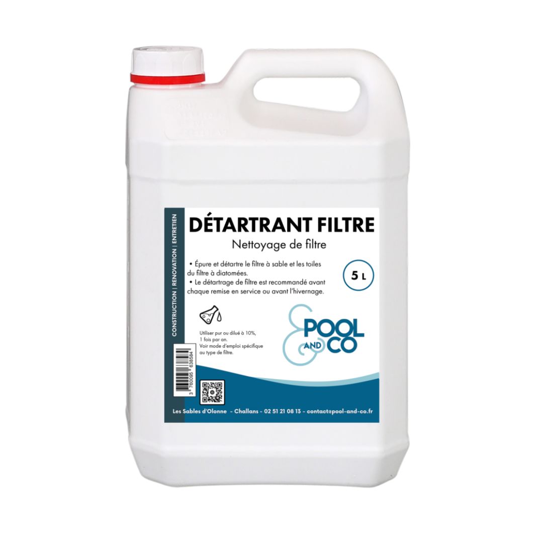 Nettoyant détartrant filtres 5L